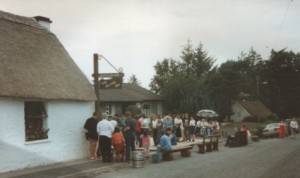 At Coolrain in 1999, Ceili Sheeran pub outdoor