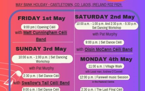 The Half-Door Club for it’s 30th year of Castletown Trad Fest.
