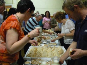 The hospitality of the festival in Castletown