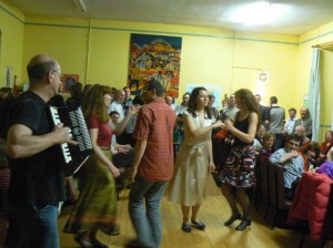 A set dancing at the Pastoral centre of Castletown