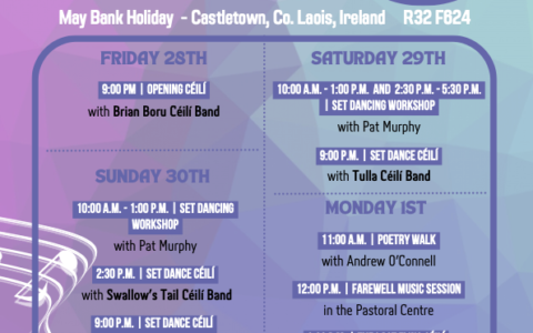 The Half-Door Club for it’s 27th year of Castletown Trad Fest.